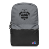 champion-backpack-heather-grey-black-front-6015be70d49ce.png